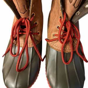MarleyLilly Women's Duck Boots Waterproof Brown Tan Red Soles Size 7 thumbnail 2