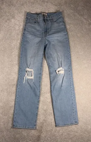 Madewell Jeans Womens 27 Blue The Perfect‎ Vintage Light Wash High Rise thumbnail 1
