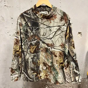 Field Stream Vintage Camouflage Camo Print Fleece Mock Neck Pullover Sweatshirt thumbnail 1
