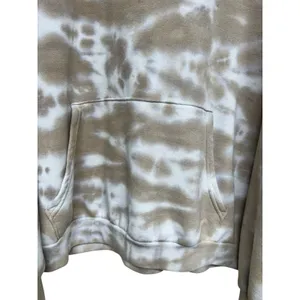 Aviator Nation Hand Dyed Relaxed Pullover Hoodie Sweatshirt Tie Dye Sand Size XL thumbnail 7