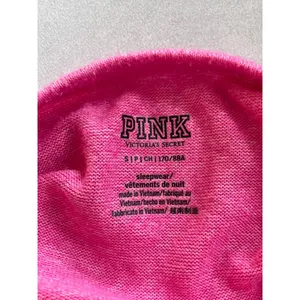 Women's PINK Victoria's Secret Pajama Top S Pink Gold thumbnail 2
