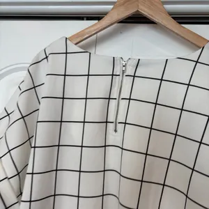 Melloday White And Black Blouse Size 1X‎ thumbnail 4