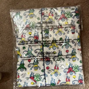 NWT Roller Rabbit Back to School Monkey Polo Pajamas Size XS thumbnail 6