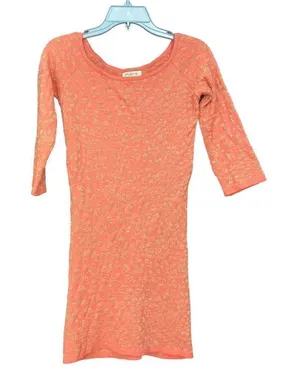 Arden B Metallic Knit Cutout Back Bodycon Mini Dress Size L thumbnail 1