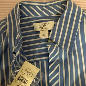 loft button up blouse thumbnail 3