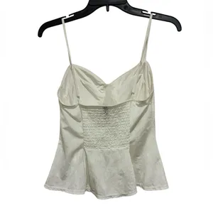 Divided Women's Cream Corset Bustier Top L thumbnail 4