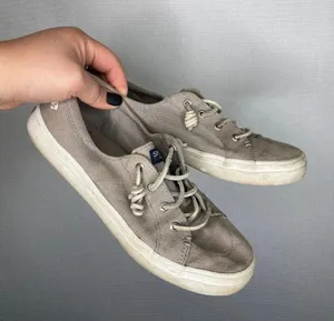 Sperry | Sneakers Grey Womans 8.5‎ Slip On Shoe Boat thumbnail 1