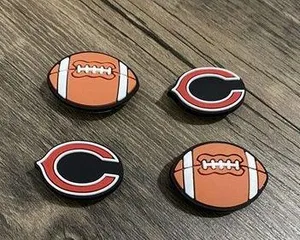 Crocs Chicago Bears Football Team Charm For Shoe Charms - 4 Pieces thumbnail 1