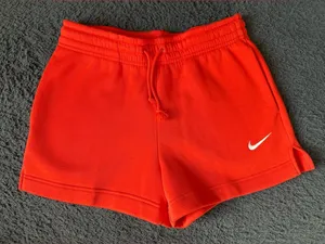 Nike Sportswear Phoenix Fleece Women's Mid-Rise 4" Shorts Picante Red/Sail small thumbnail 1