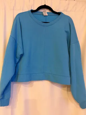 All in motion blue sweatshirt thumbnail 1