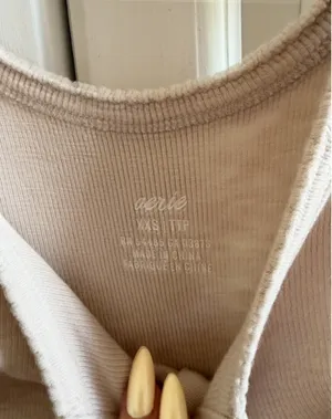 Aerie ribbed tank top tan thumbnail 2