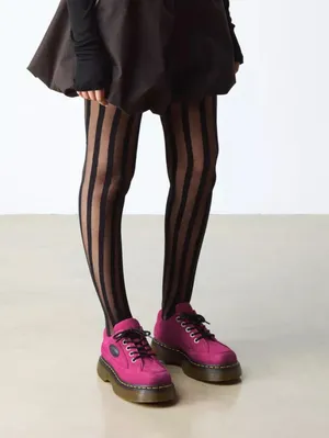 DR MARTENS Buzz EI pink leather platform lace up oxford’s shoes women’s 7 new thumbnail 8