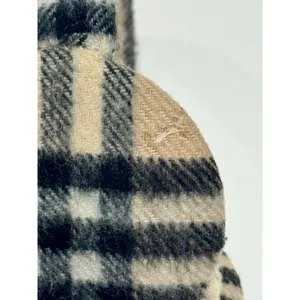 Burberry London Nova Check Cashmere Earmuffs Beige Black One Size thumbnail 8
