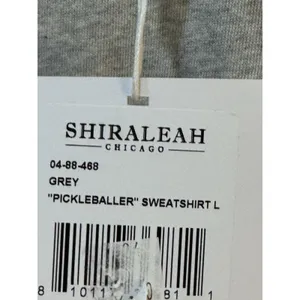 Shiraleah Pickleballer Sweatshirt Size L Pink Green Preppy Country Club‎ thumbnail 8