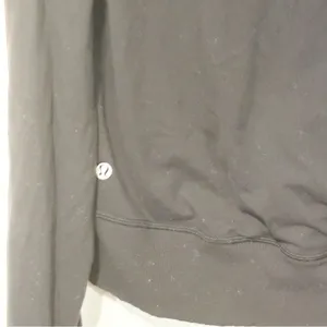 Lululemon Size 10 Scuba‎ Hoodie Womens Black Full Zip Logo Athleisure Gym thumbnail 5