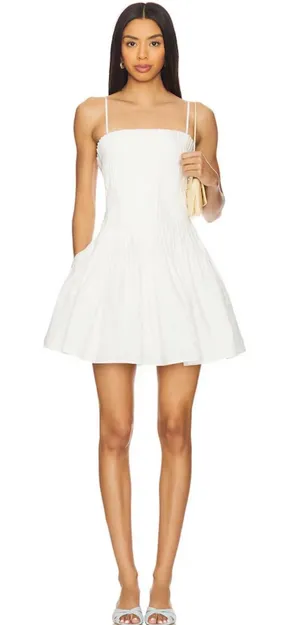 Worn Once TulaRosa White Mini Dress thumbnail 1