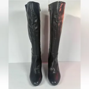 Naturalizer Loving Women's Sz 10M Black Knee High Riding Boots thumbnail 2