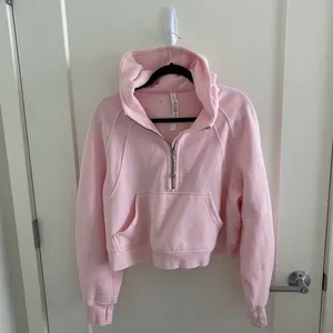 💖✨Lululemon Original Strawberry Milkshake Scuba Oversized Cropped Hoodie thumbnail 3