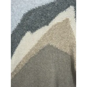 Abercrombie & Fitch Cream Knit Color Block Pullover Turtleneck Sweater Size S/M thumbnail 5