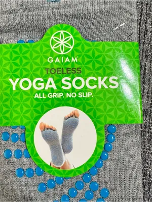 Gaiam Toeless Yoga Socks thumbnail 3