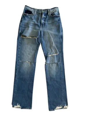 FRAME Women's Foothill Distressed Straight Leg Jeans Size 27 thumbnail 6
