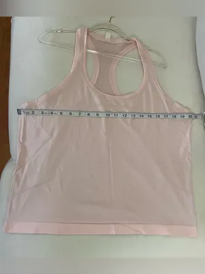 Lululemon Swiftly Racerback Tank Top Blush Pink Size 14 thumbnail 4