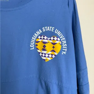 boxercraft‎ Women Size Large Long Sleeve LSU Tigers Blue Shirts thumbnail 3