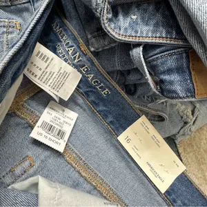 NWT American Eagle Plus Size Ripped Cool Classic Mom Jeans Crop Ankle 16 Short thumbnail 9