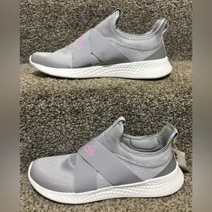NWT adidas Puremotion Adapt Women’s Slip-On Tennis Shoes Gray Pink Size 12 thumbnail 5
