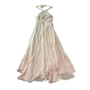 After Six High Neck Halter Backless Maxi Dress Cameo 1545 Size 10R‎ NWT Glam thumbnail 4