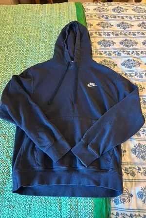 nike hoodie navy thumbnail 1