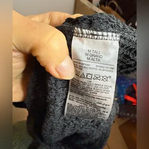 Old Navy Black Short Sleeve Square Neck Crepe Tee thumbnail 5