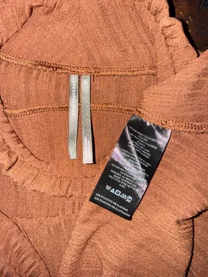 Anthropologie Mock Neck long sleeve top thumbnail 4