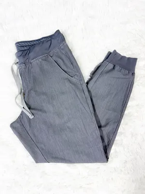 FIGS Zamora Jogger Scrub Pants Gray Size Medium Technical Collection thumbnail 5