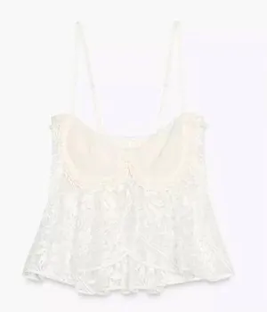 Zara lace babydoll top thumbnail 7