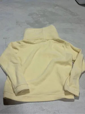 Dudley Stephens Cozy Women's butter yellow Pullover Sweater fleece large thumbnail 7