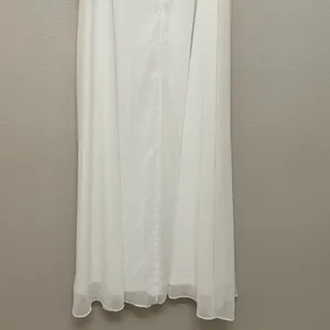 NEW Lulus Radiant Romance White Tie-Strap Maxi Dress Sz Large Wedding Bridal thumbnail 11