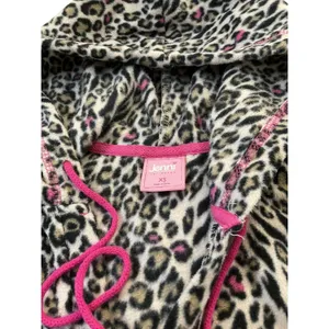 Jennifer Moore Jenni Intimates Women’s Sleep Hoodie Dress Leopard Size XS #D1 thumbnail 8
