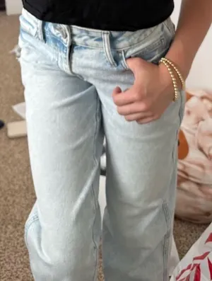 Light Blue Wash Jeans thumbnail 2