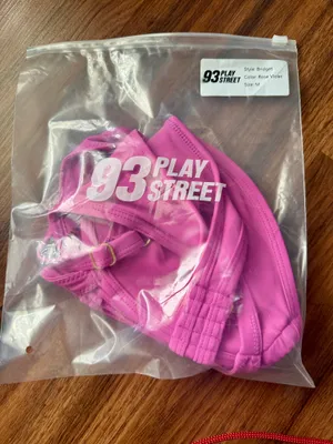NEW 93 Playstreet BRIDGET Fuchsia Princess Bikini Top thumbnail 5