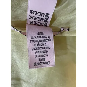 Victorias Secret Slip Dress Light Yellow Satin Cami Mini M flaw‎ thumbnail 7