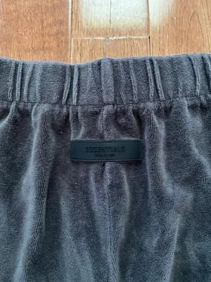 Fear of God Essentials Women's Iron Velour Beach Shorts thumbnail 5