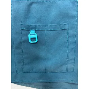 Carhartt Scrub Top V-Neck Teal Blue Medical Uniform Workwear Top Size S‎ thumbnail 3