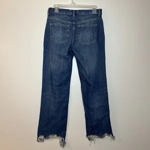 We The Free People Maggie Mid-Rise Straight Leg Crop Jean Sequoia Blue 26‎ thumbnail 2