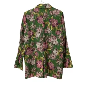 DRA Floral Print Green/Pink Blazer (Size XS) thumbnail 4