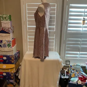 Dress ever pink Sequence Dress Size L thumbnail 4