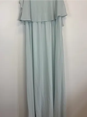Show Me Your MuMu Light Blue Ruffle Maxi Dress thumbnail 4