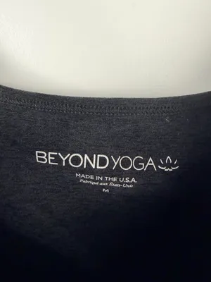 Beyond yoga Spacedye Uplevel Midi Jumpsuit in dark grey/black size medium thumbnail 2