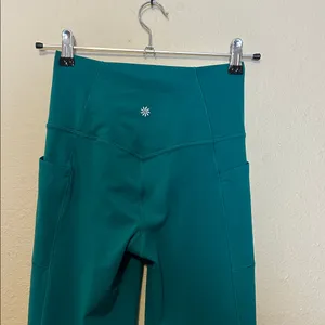 Athleta‎ Salutation Stash Flare Pant Emerald Green Size XS thumbnail 6