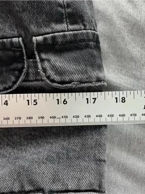 Zara Black Washed Y2K Denim Cargo Mini Skirt XS Mid Rise Utility Pocket NWT NEW thumbnail 11
